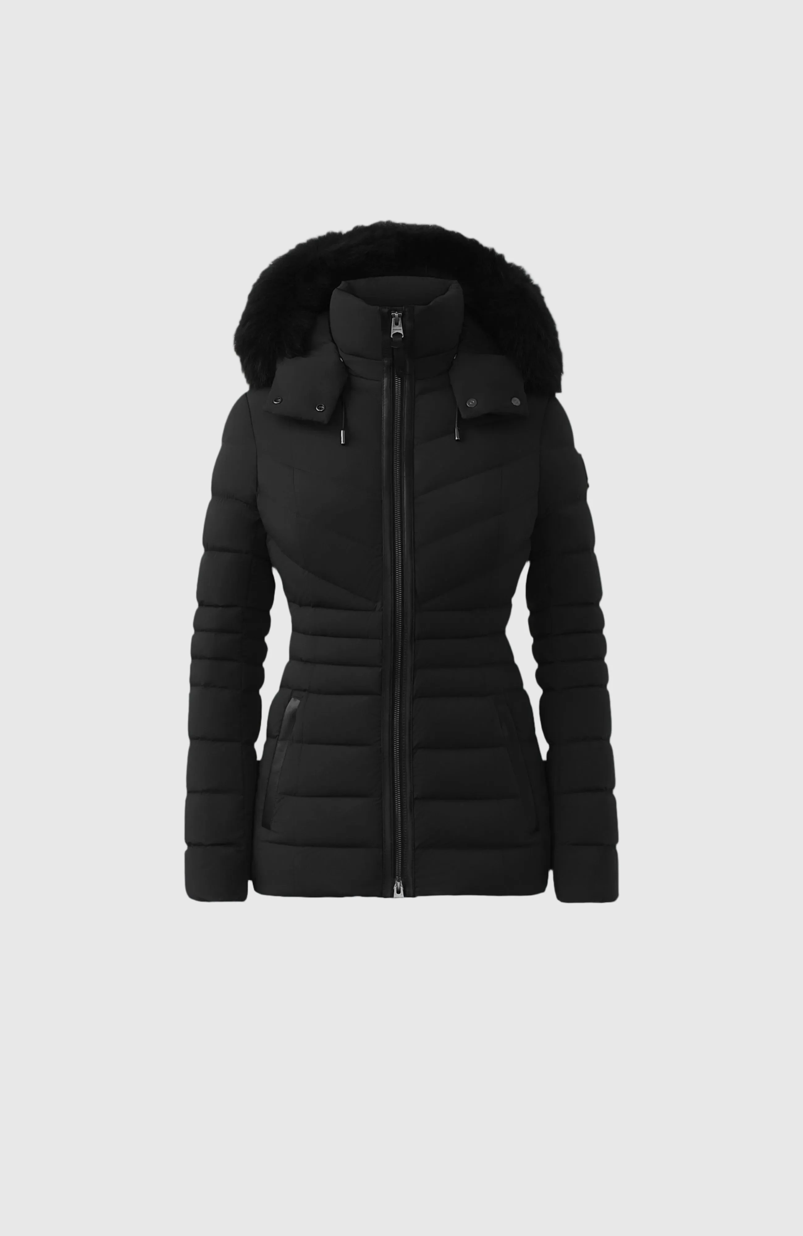PATSY-SHZ Agile 360 down jacket with shearling - 1