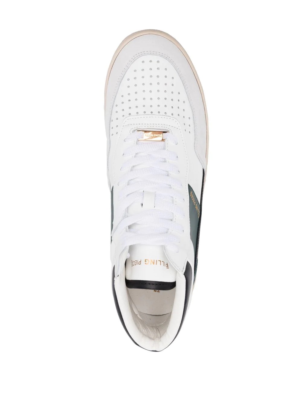 colour-block panelled sneakers - 4