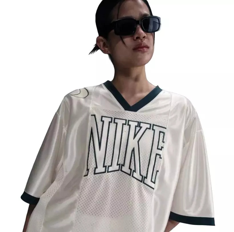 Women's Sportswear Street Short-Sleeve Graphic Jersey Top - 5