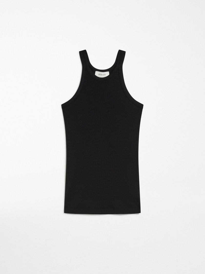 NASTIE Silk-blend jersey vest top - 1