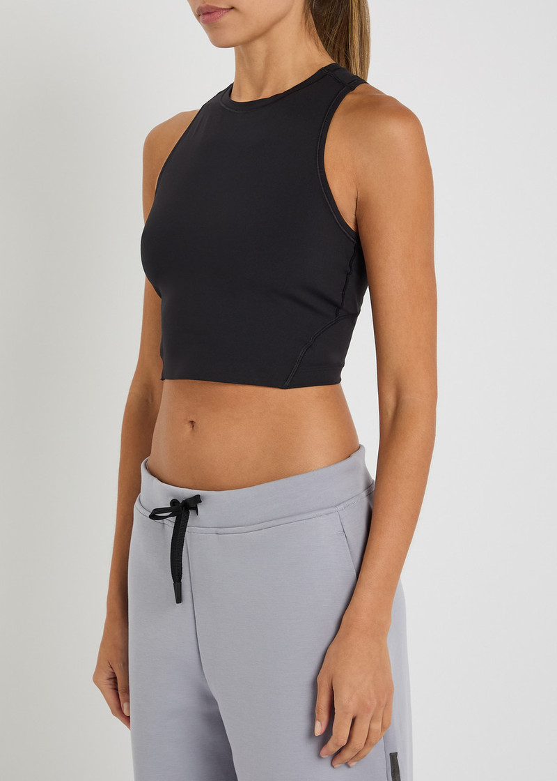 On ON Studio Cropped Stretch-jersey top outlook