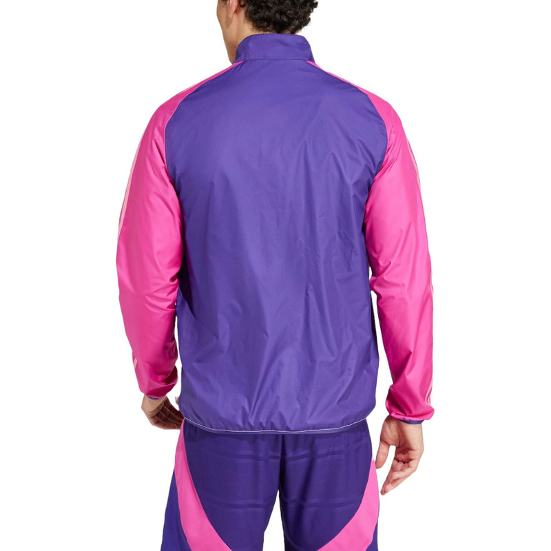 adidas adidas Germany Anthem Football Jacket Asia Sizing 'Purple Pink' IX0405 outlook