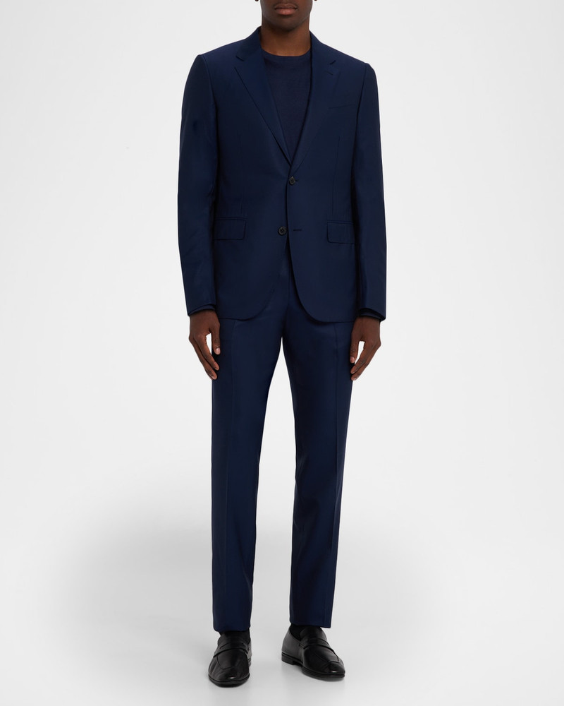 ZEGNA Men's Wool Textured Two-Piece Suit outlook