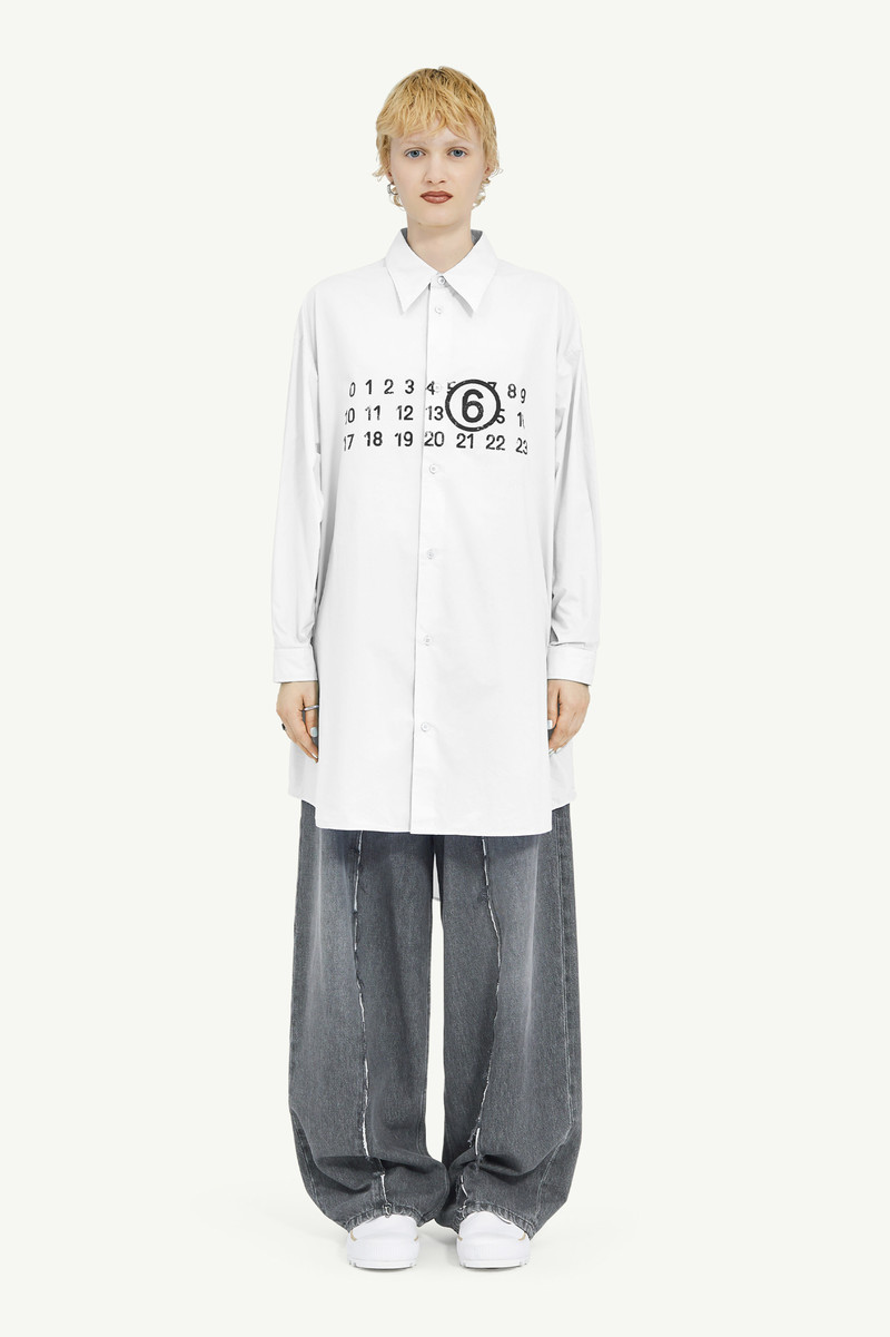 MM6 Maison Margiela Numeric Signature Shirt Dress outlook