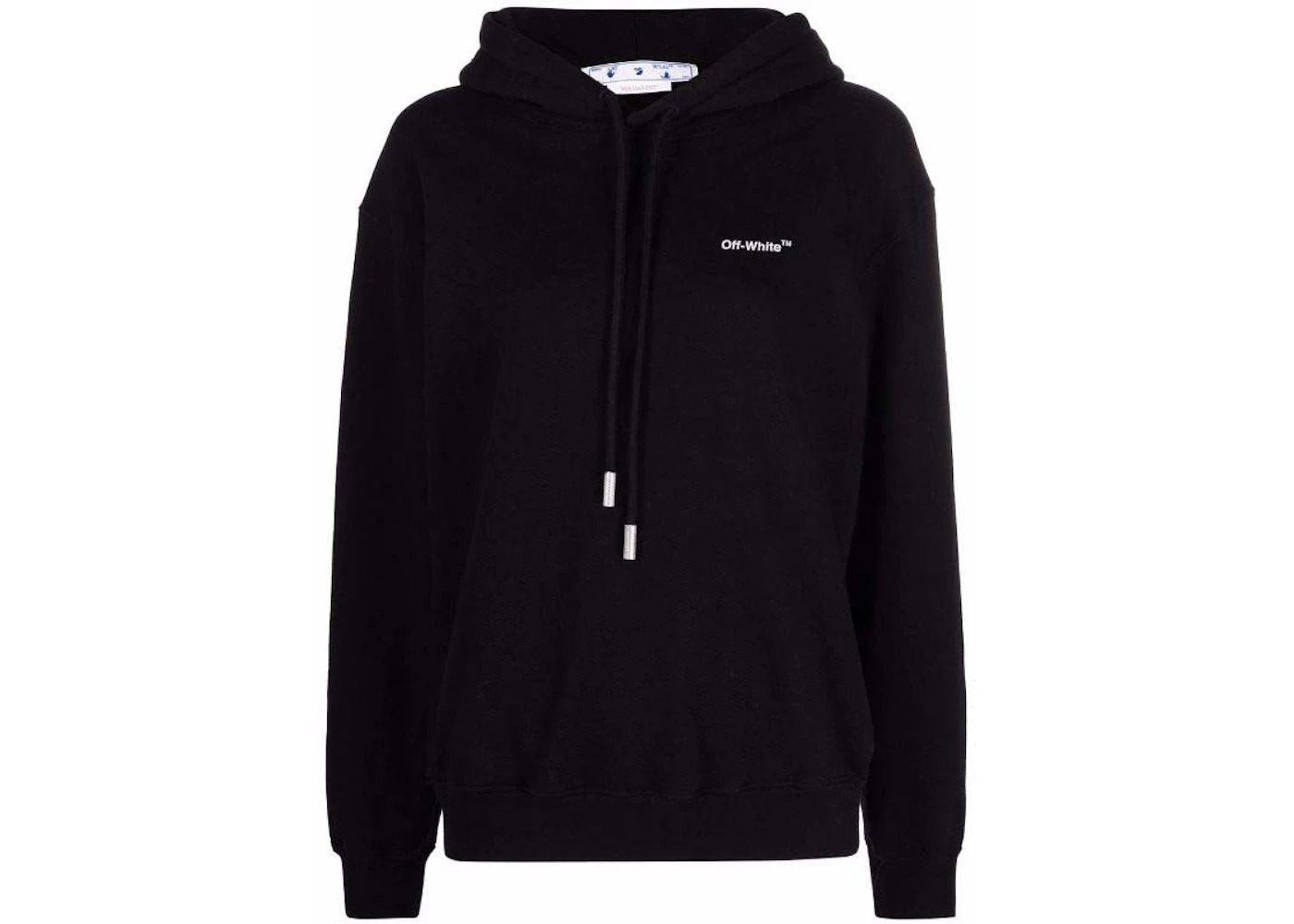 OFF-WHITE Diag Regular Hoodie Black/White - 2