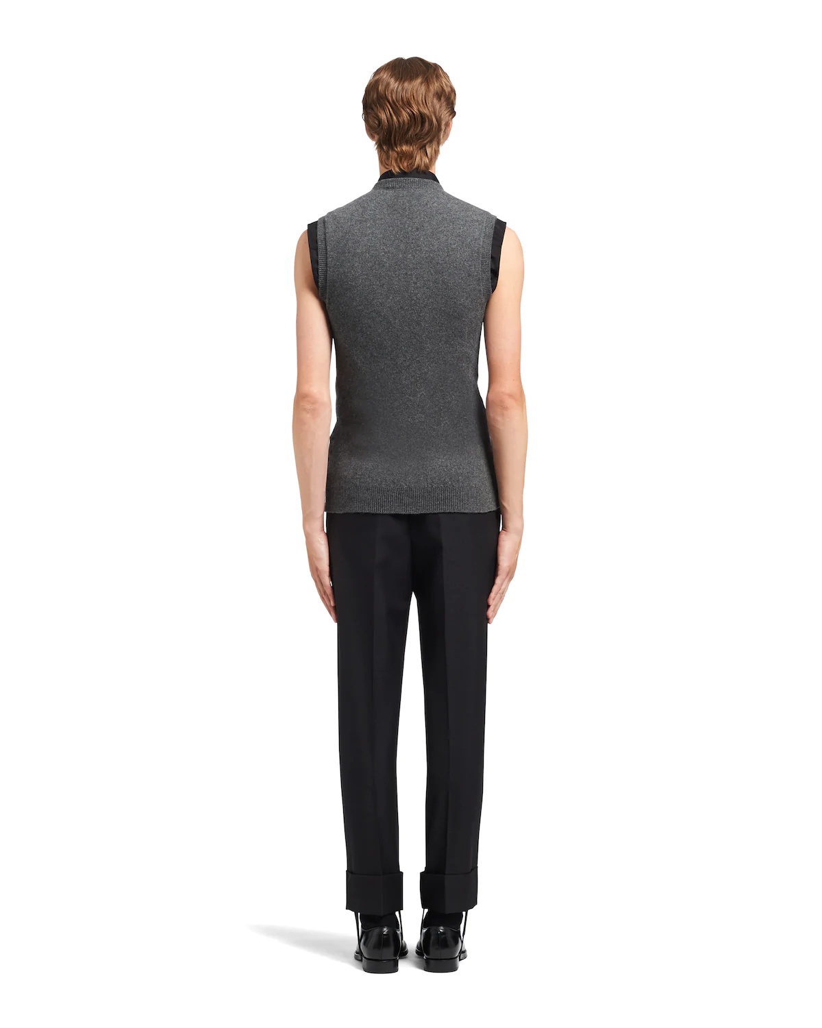 Stretch cashmere vest - 4