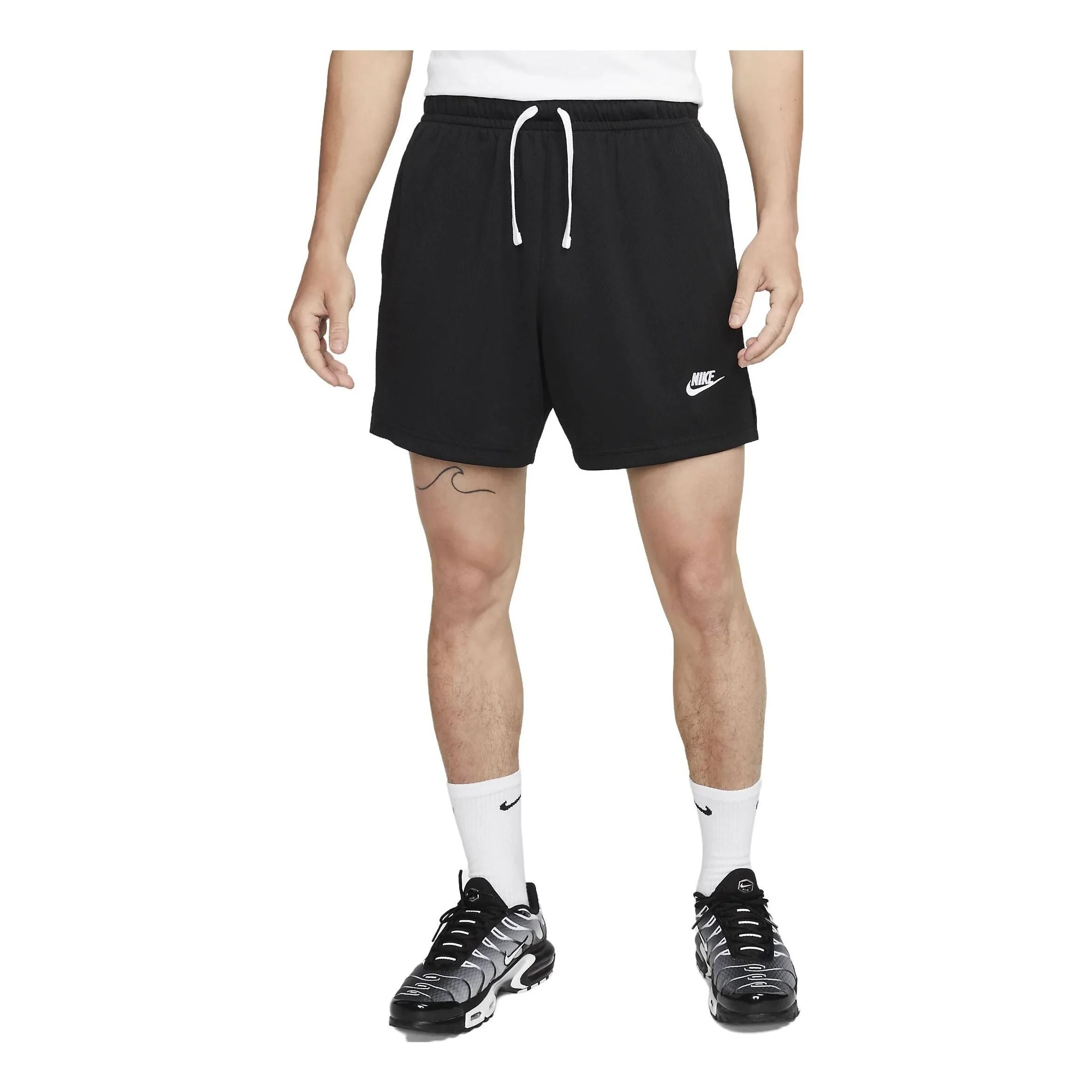 Nike Club Men's Mesh Flow Shorts 'Black' DX0736-010 - 1
