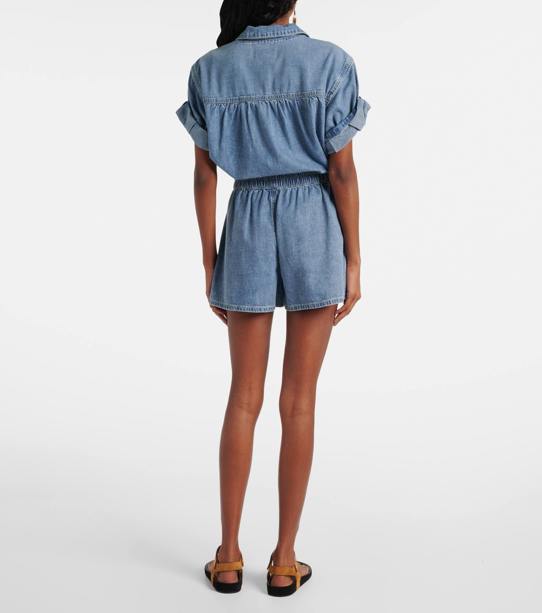 Wilder high-rise denim shorts - 3