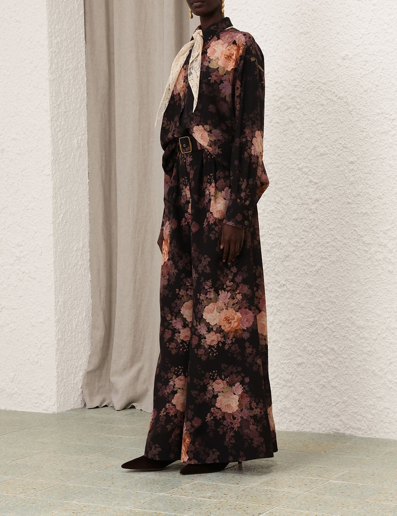 ILLUSTRATION LACE SCARF SHIRT 3