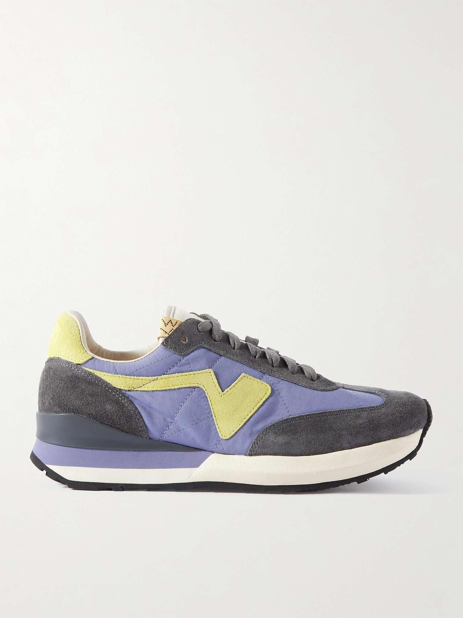 visvim FKT Runner Suede and Leather-Trimmed Nylon-Blend Sneakers