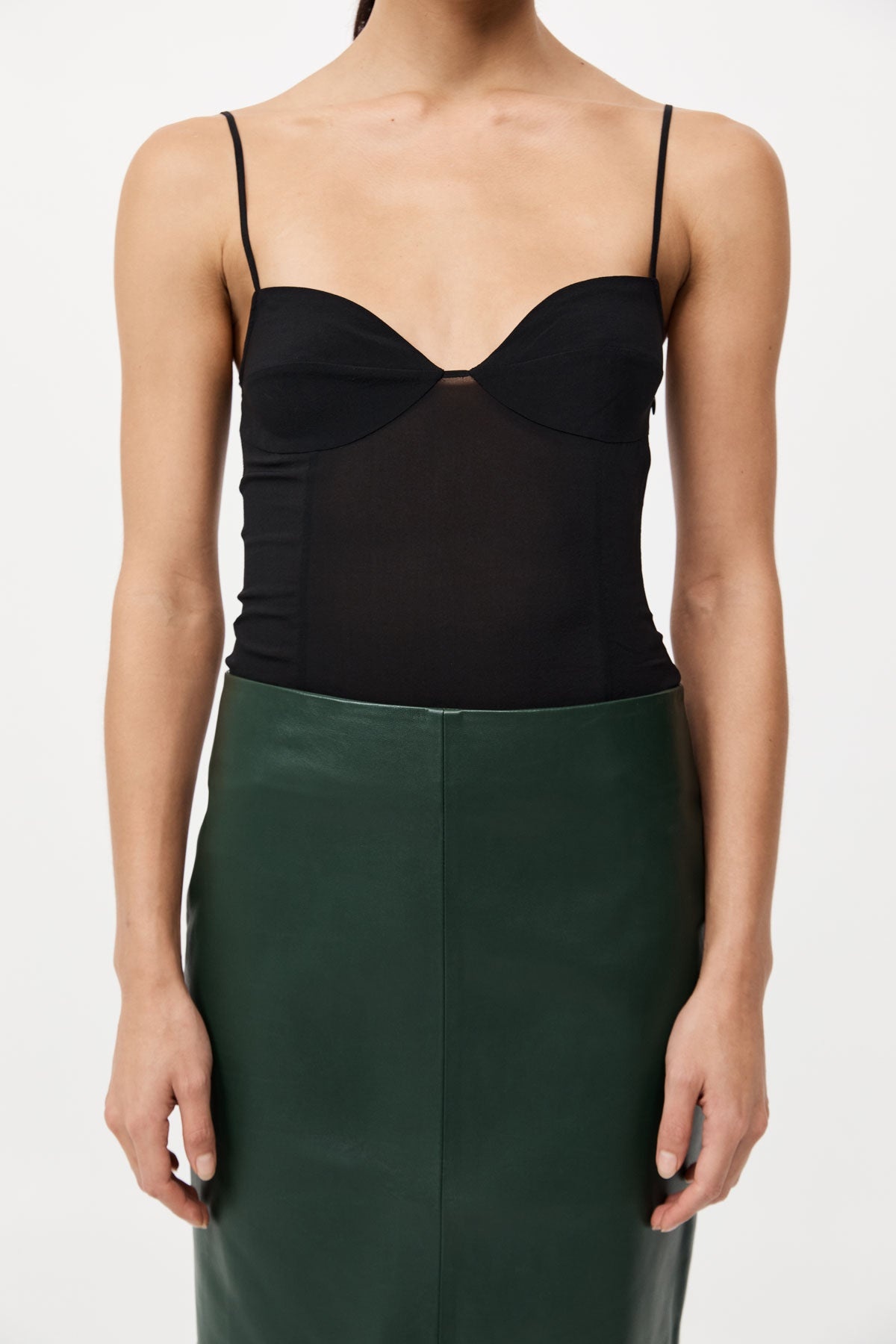 Silk Cami - Black - 3