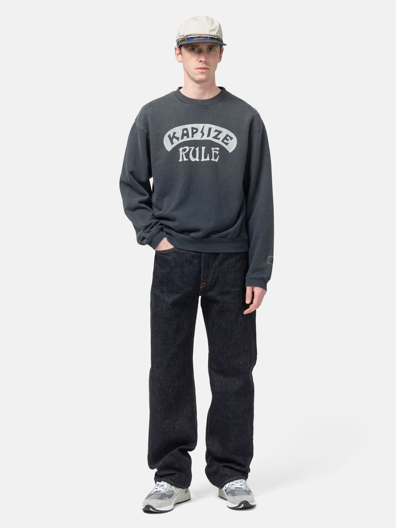 Kapital SWT Knit Crew SWT (Kapsize Rule) Black outlook