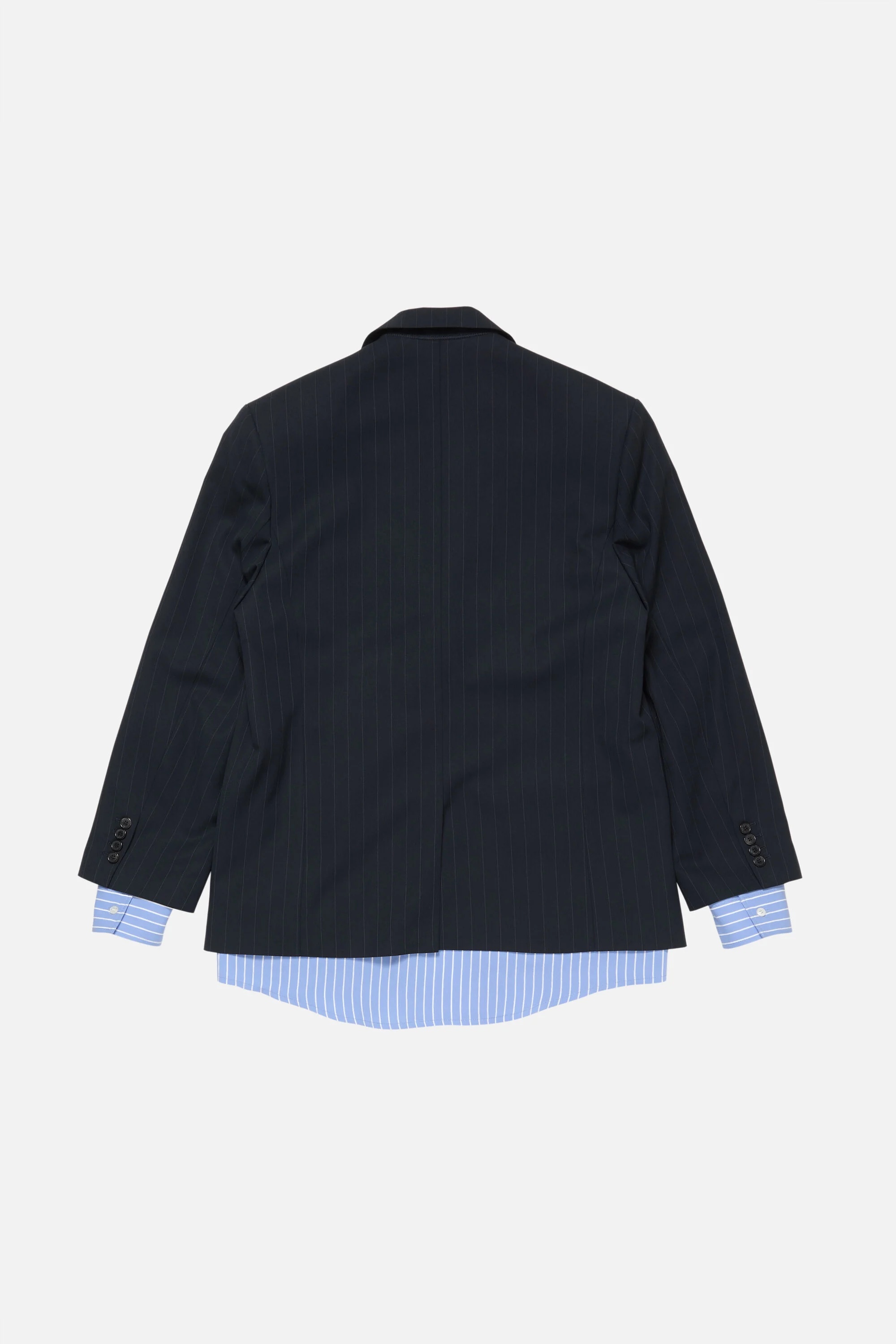 Layered suit jacket - Navy - 7