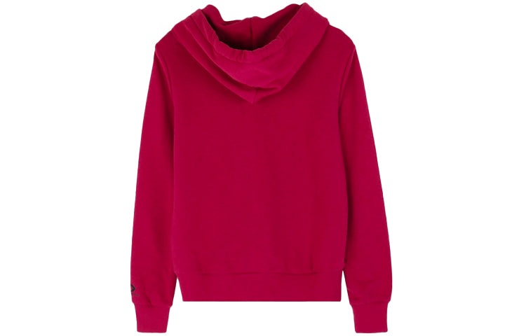 (WMNS) Converse Love the Progress Print Hoodie 'Red' 10017330-A02 - 2