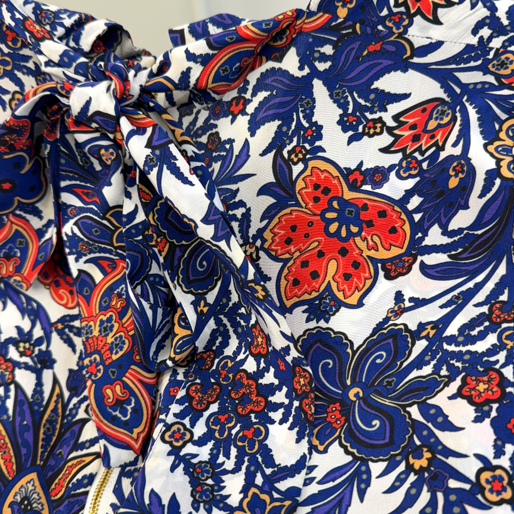 Louis - Louis Vuitton silk short-sleeved dress - 11