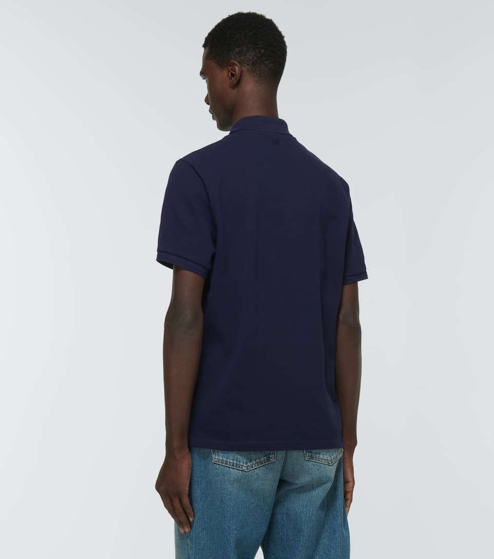 Logo cotton polo shirt - 4