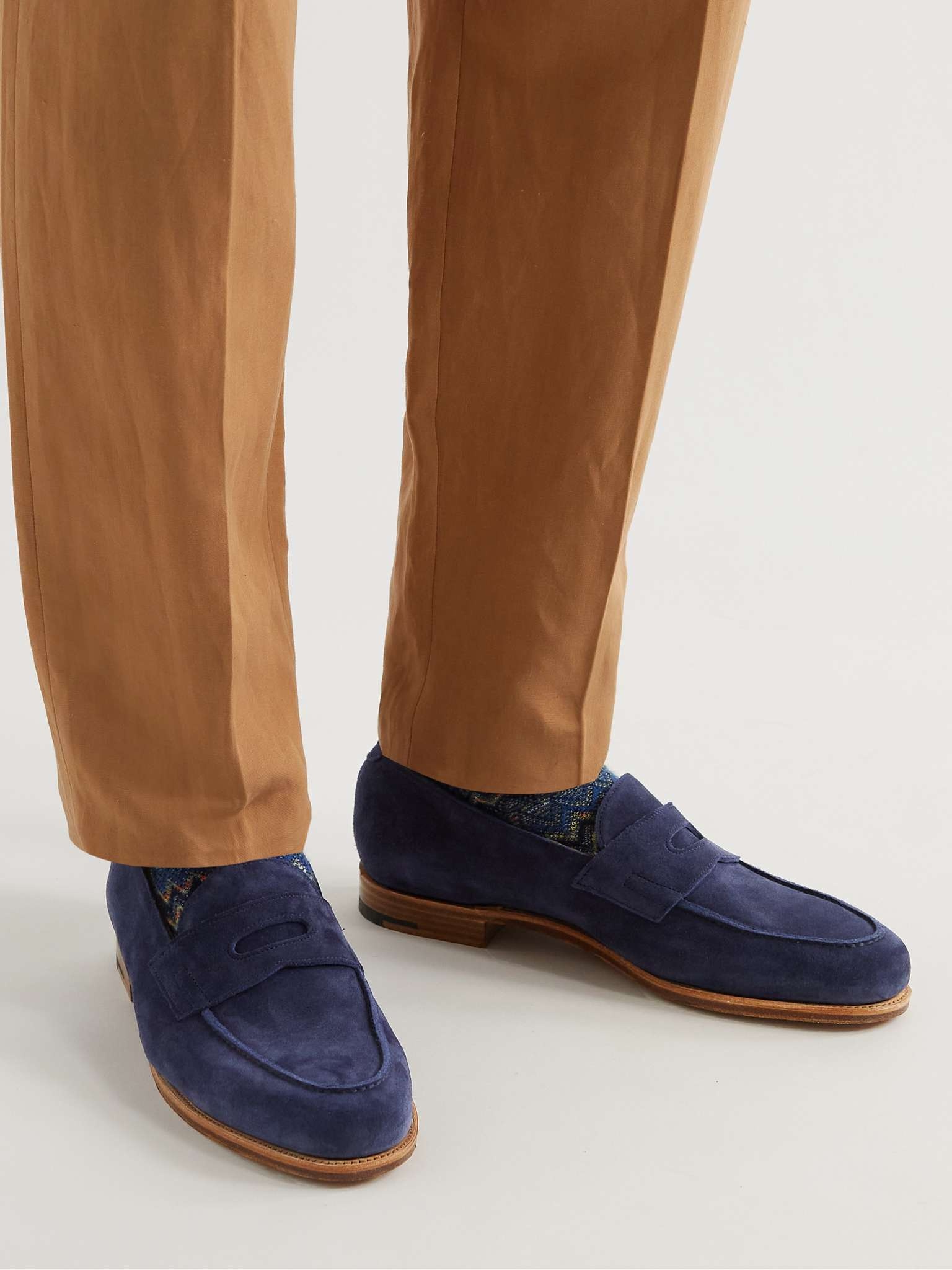 Lopez Suede Penny Loafers - 2