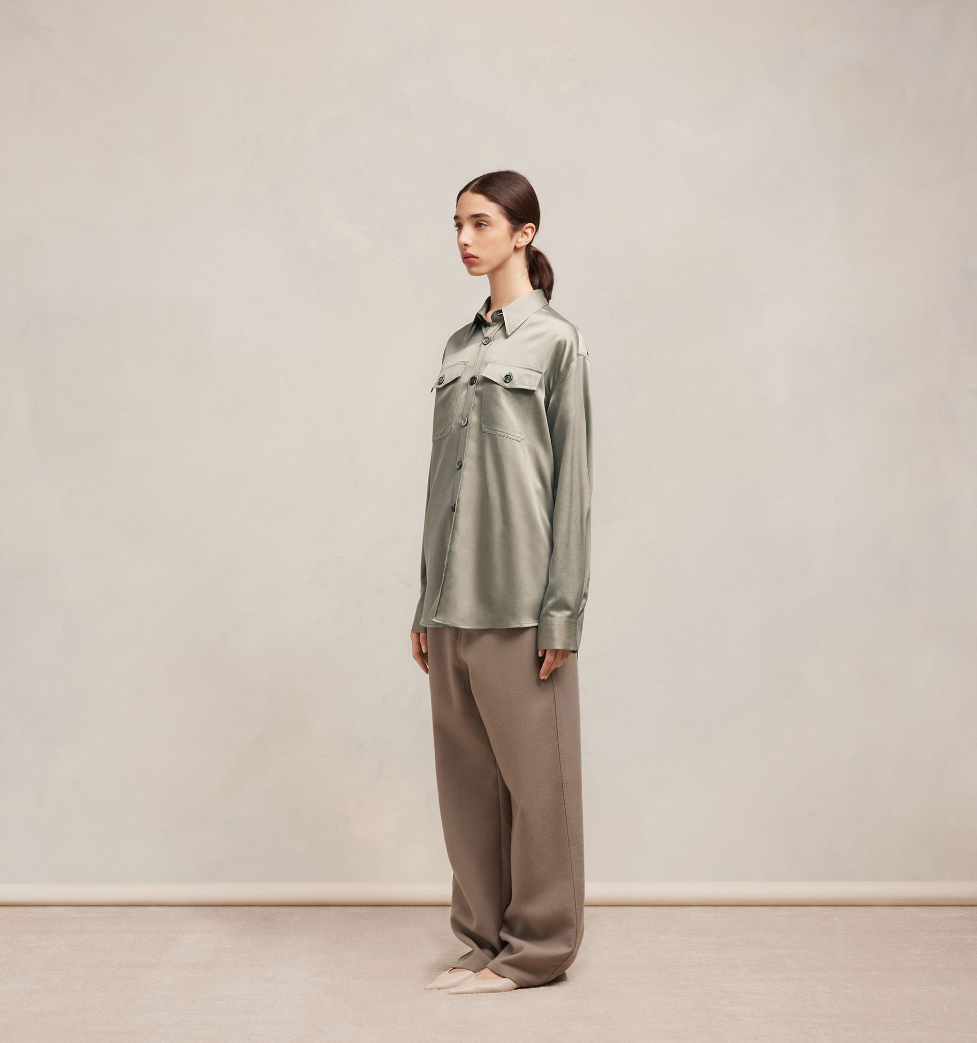 Overshirt With Chest Pocket - 5