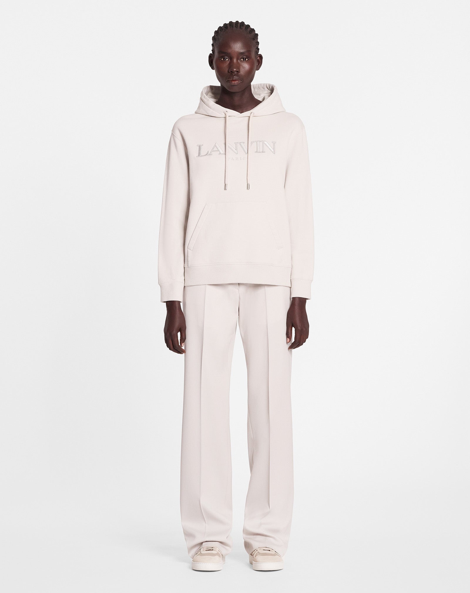 CLASSIC EMBROIDERED LANVIN PARIS HOODIE - 2