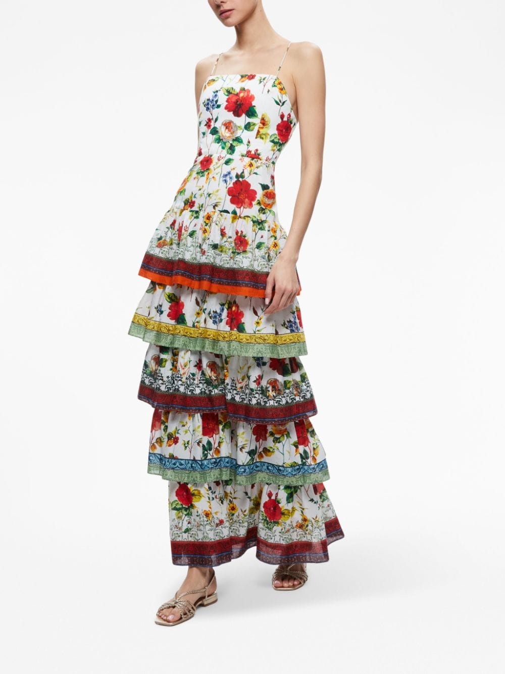 Valencia floral-print dress - 4
