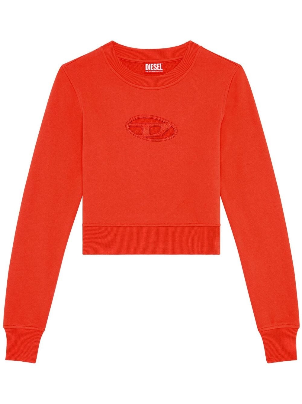 F-Slimmy-Od cut-out cropped sweatshirt - 1