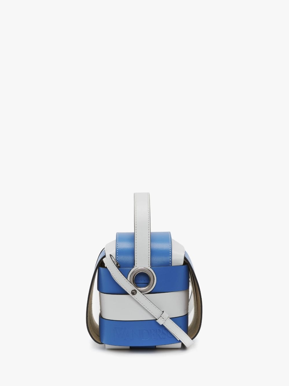 KNOT BAG - LEATHER TOP HANDLE BAG WITH CROSSBODY STRAP - 1