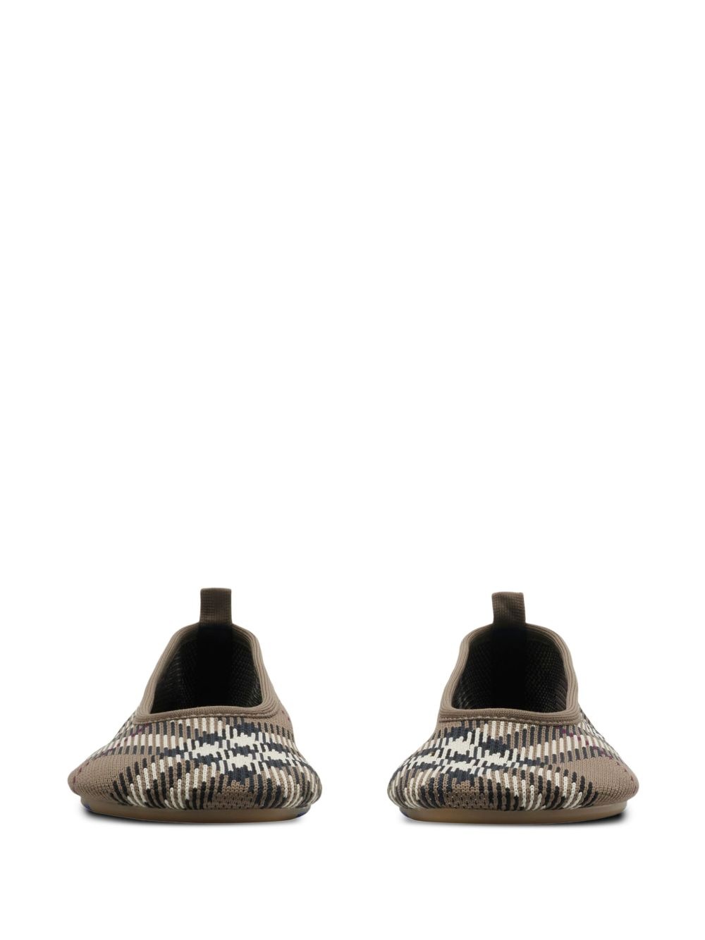 Check Knit Baby ballet flats - 2