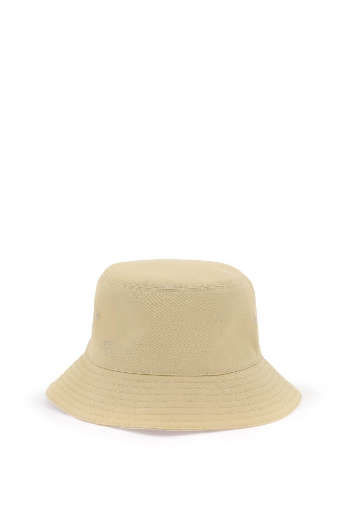 COTTON-BLEND REVERSIBLE BUCKET HAT - 1