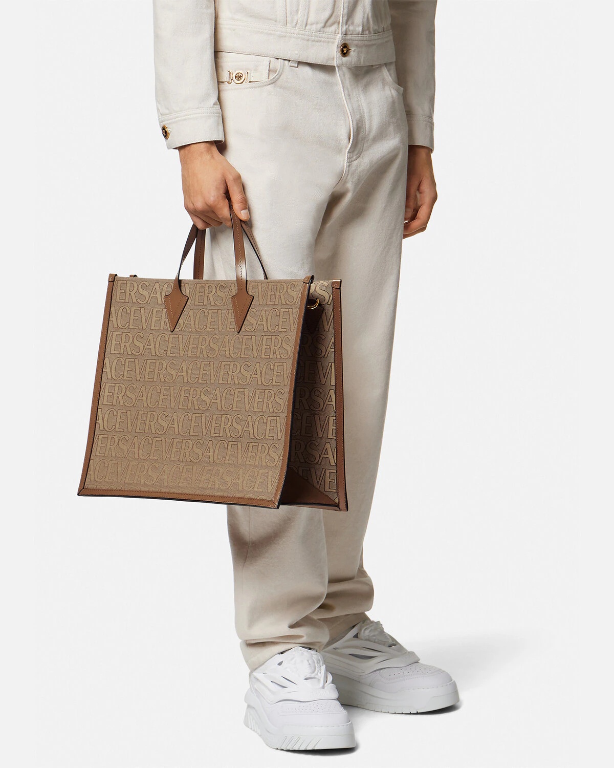 Versace Allover Tote Bag - 6