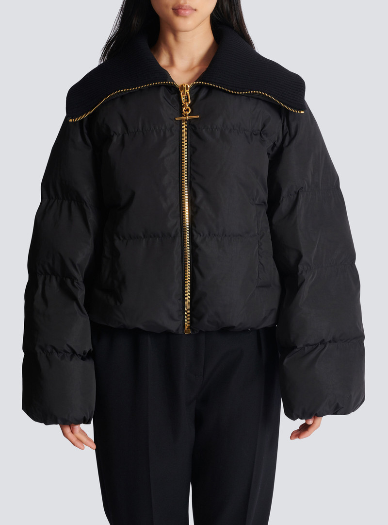 Cropped oversized padded jacket 5