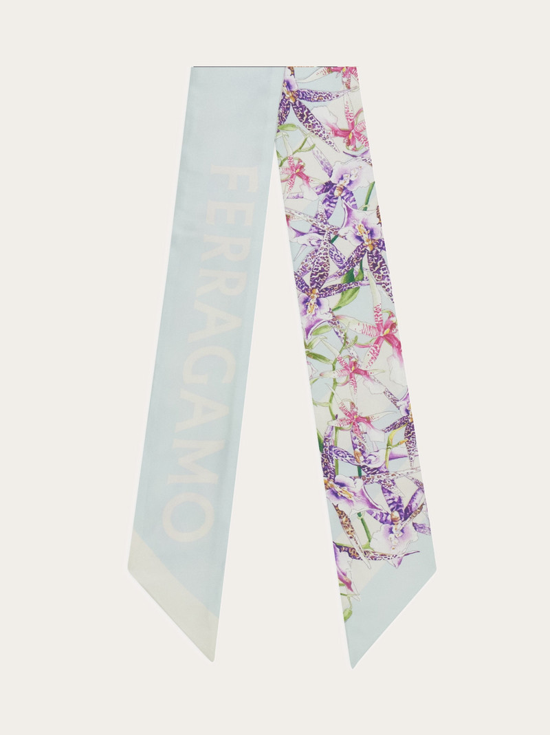 Gaia print silk bandeau 1