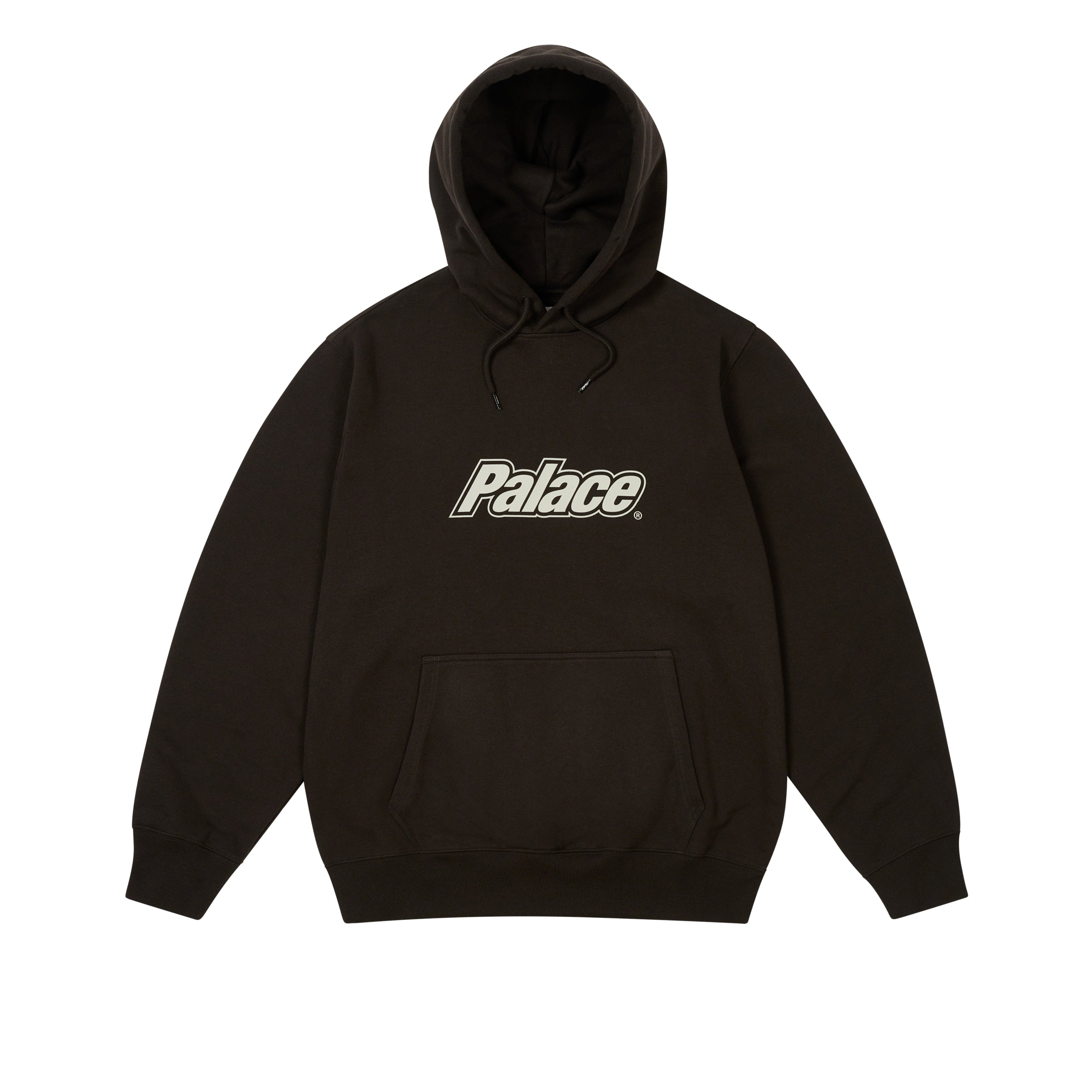 BORDER LOGO HOOD BLACK - 1