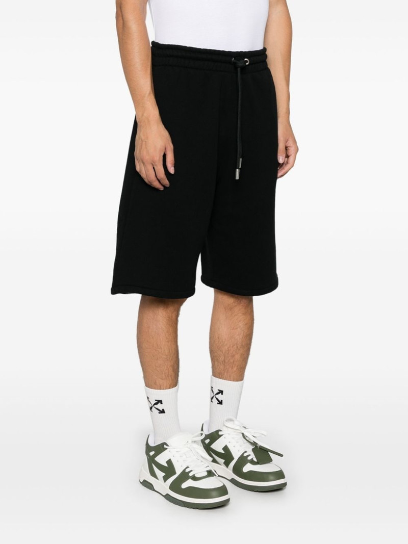 embroidered-motif track shorts 4