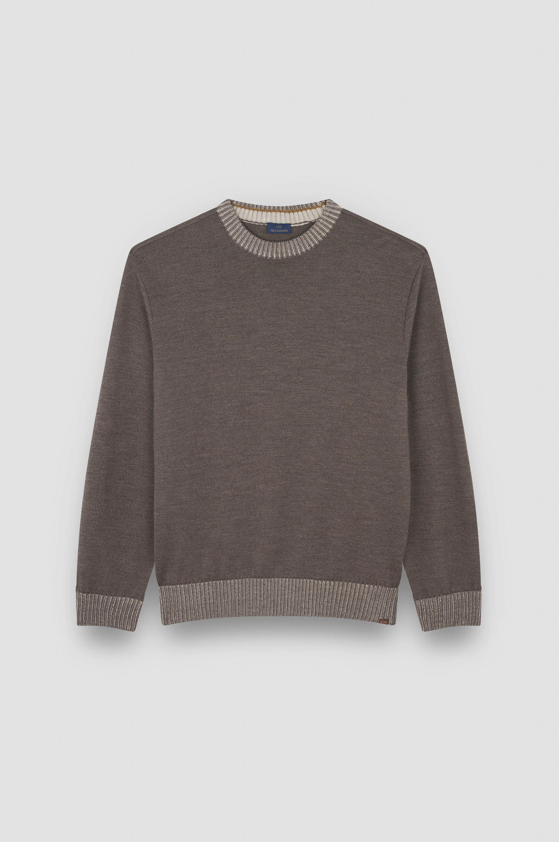 SOFT COOL TOUCH WOOL CREWNECK SWEATER - 1
