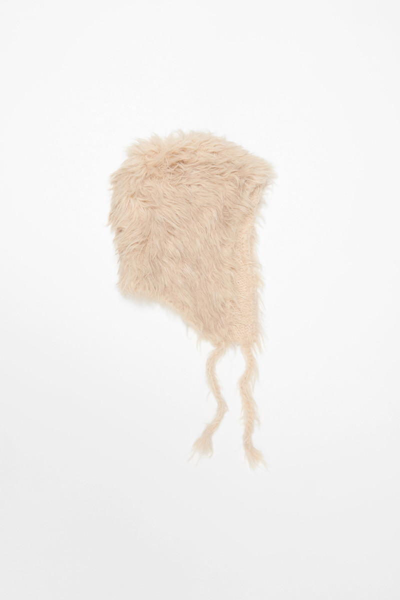 Fluffy hat - Beige 1