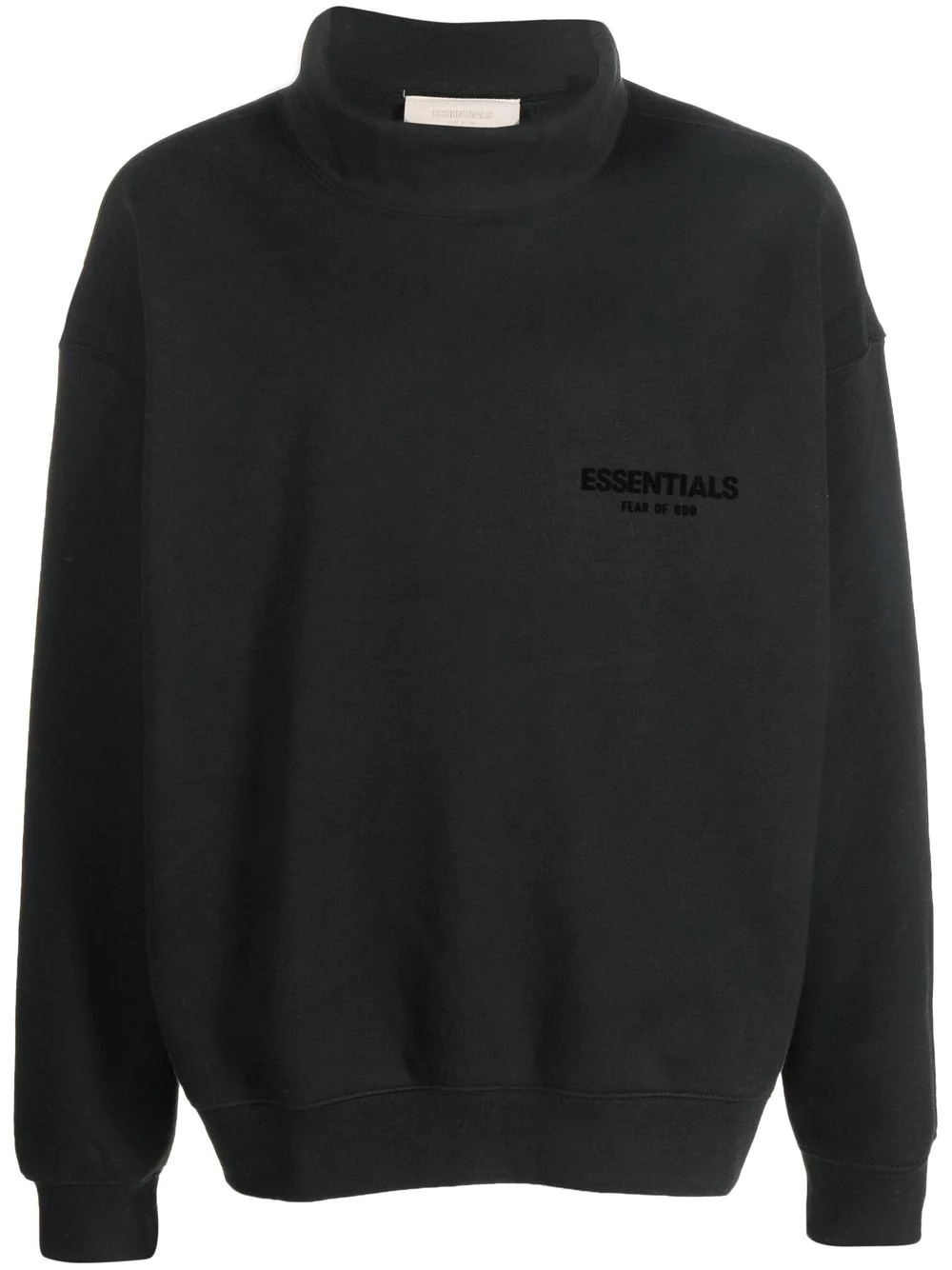 funnel-neck sweatshirt - 1