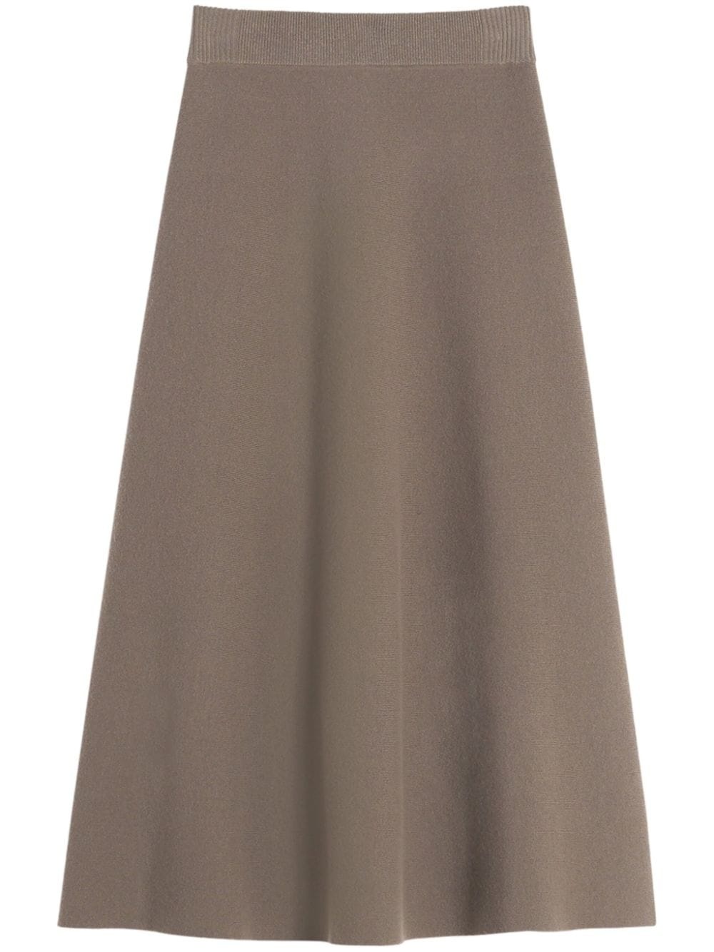 flared midi skirt - 1