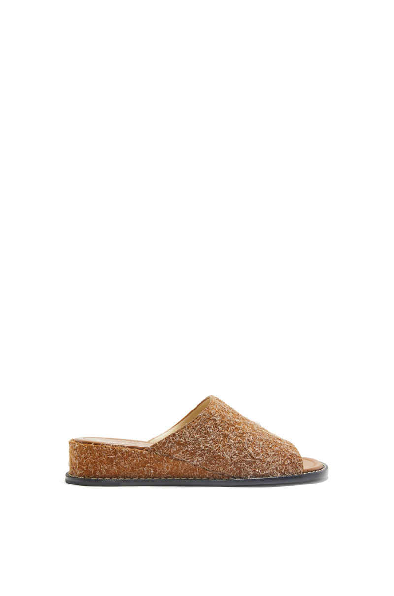 Ladera mule in brushed suede 1