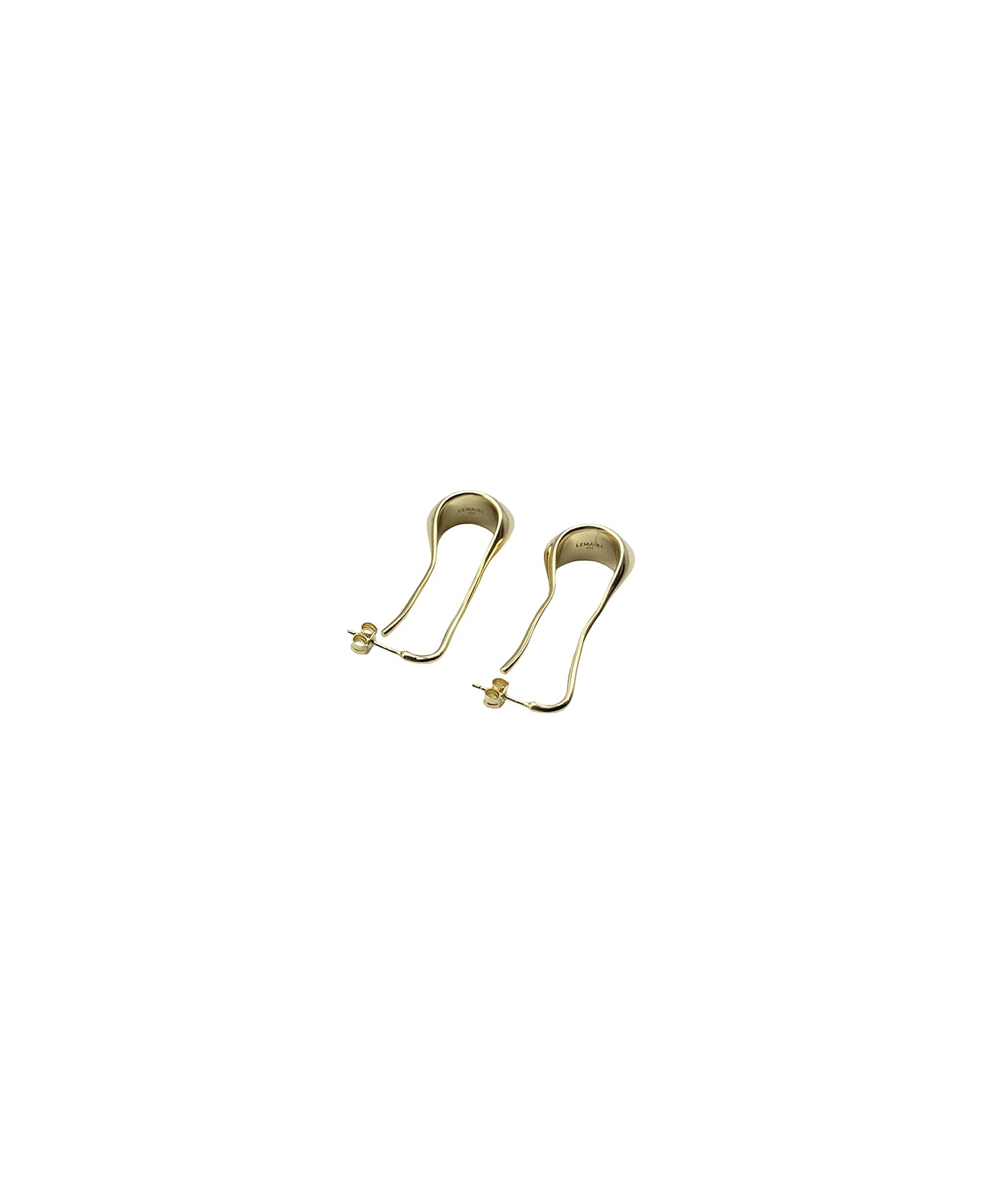 Gold Short Drop Earrings - 2