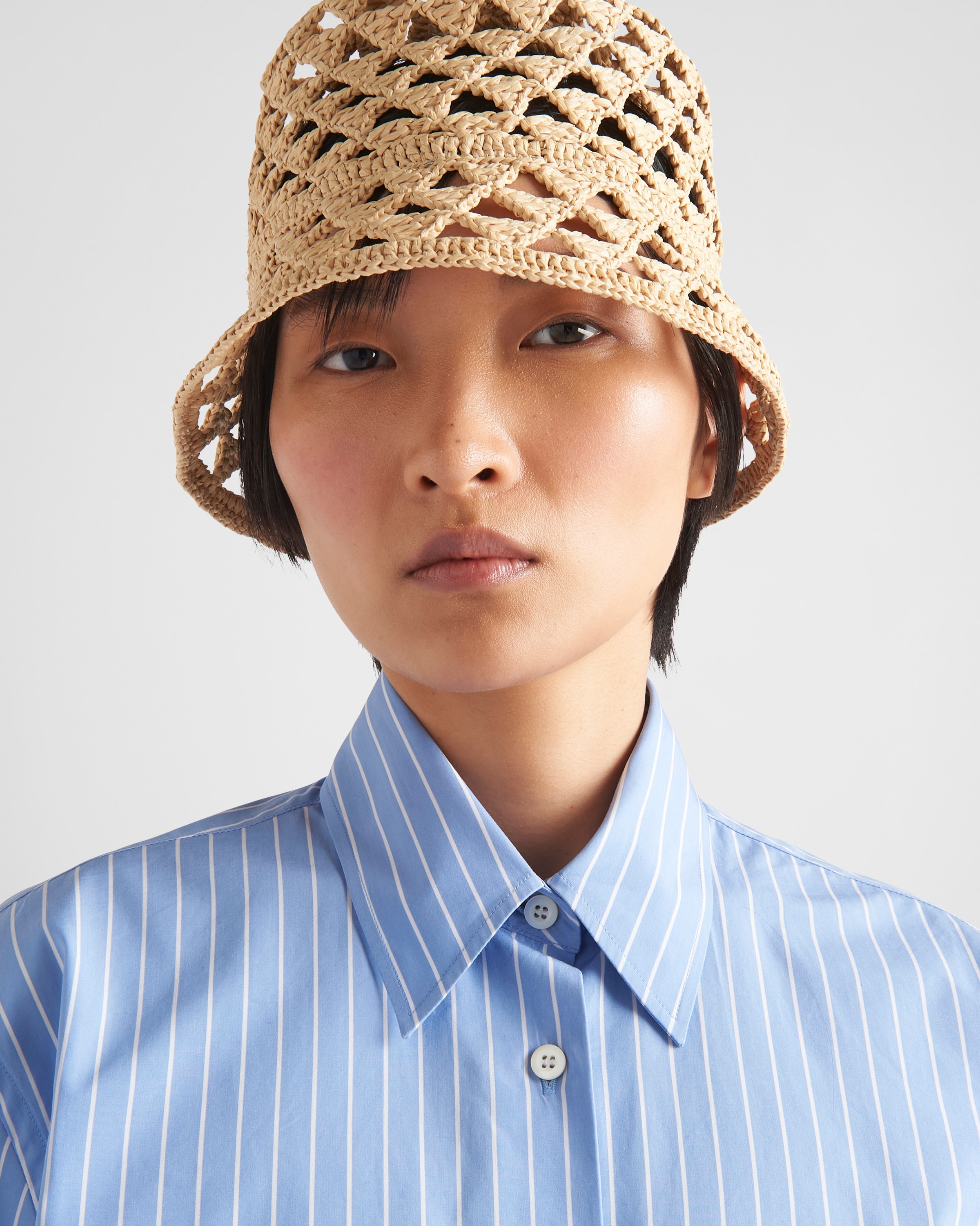 Striped poplin shirt - 4