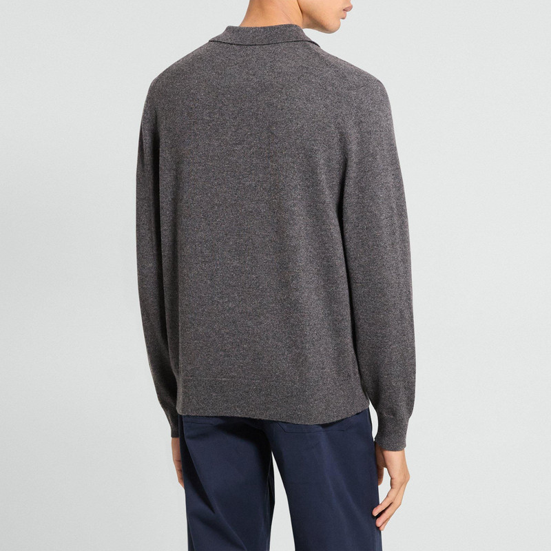 Goris Long-Sleeve Polo Shirt in Cashmere 4