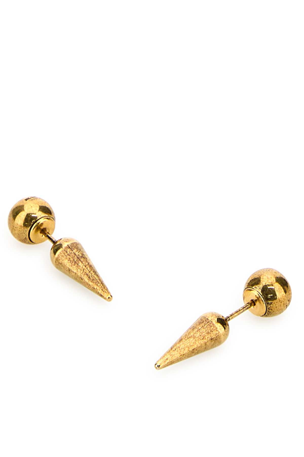 Jil Sander Women Gold Metal Earrings - 2