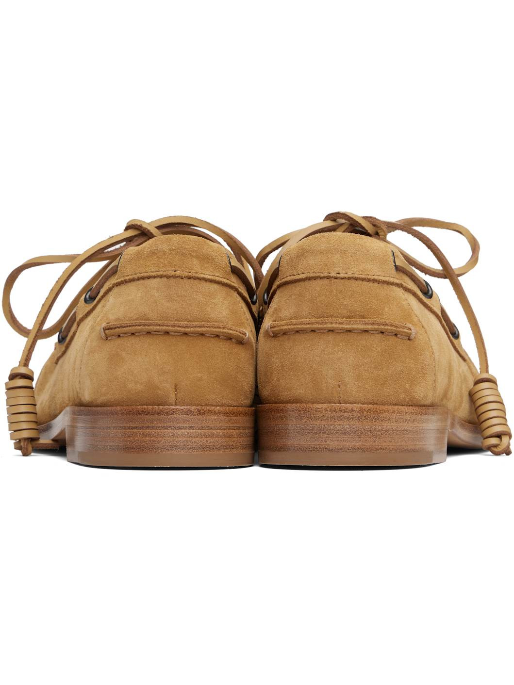 Tan Suede Boat Shoes - 2
