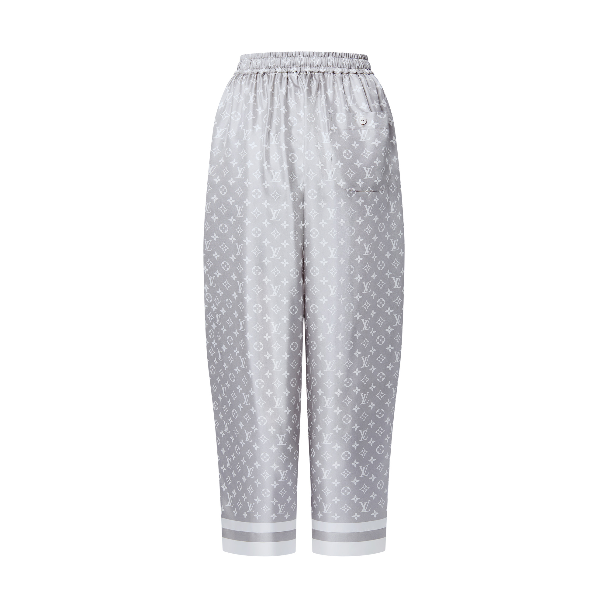 Monogram Foulard Baggy Pajama Pants - 2