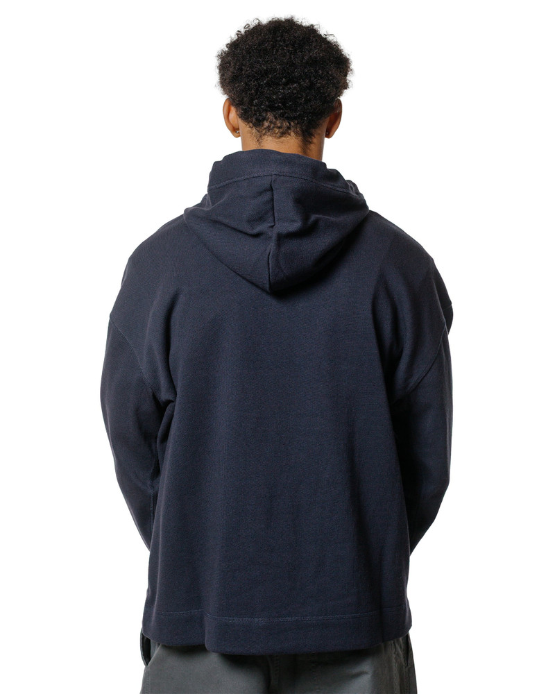 MHL Button Hoodie Open End Jersey Ink 3