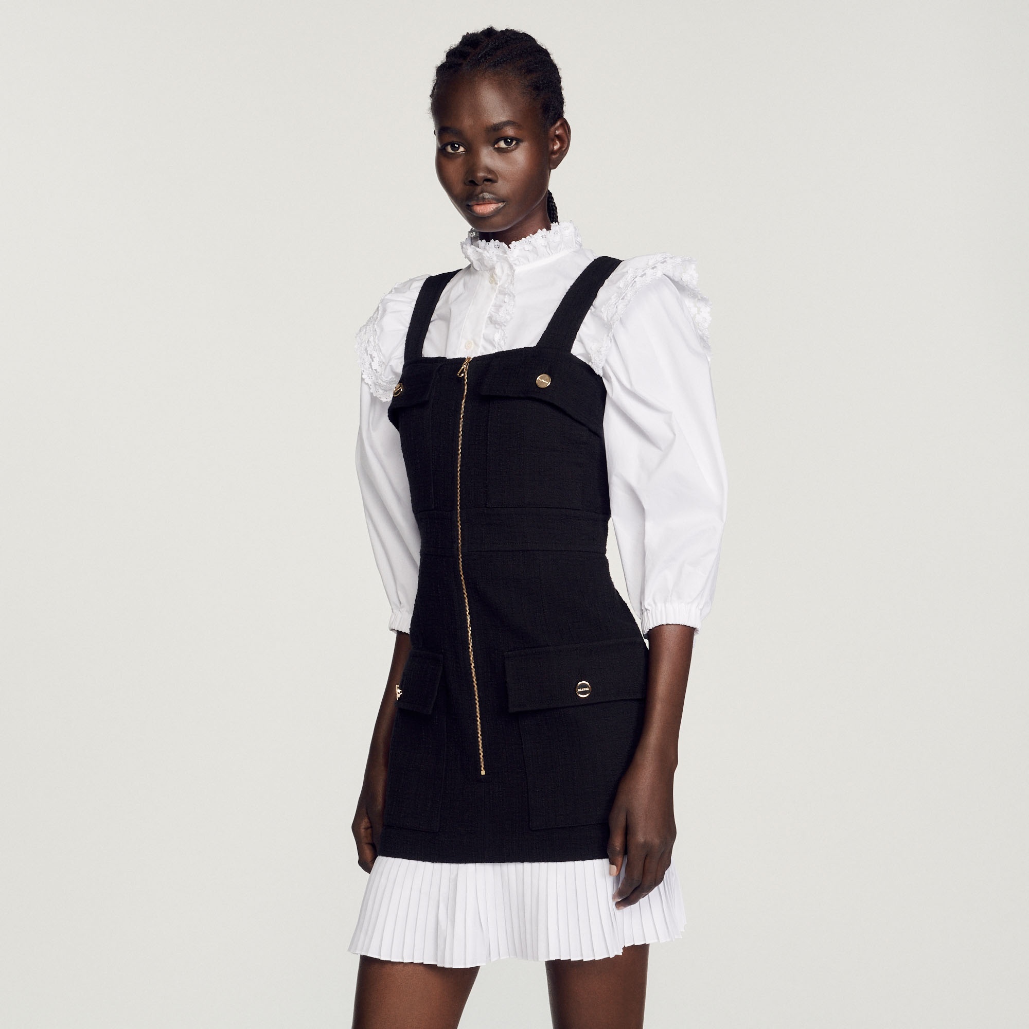 Sandro Short tweed dress | REVERSIBLE Sandro Short tweed dress | REVERSIBLE