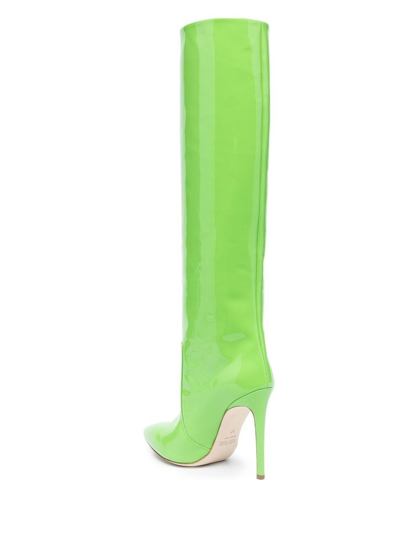 110mm stiletto leather boots 3