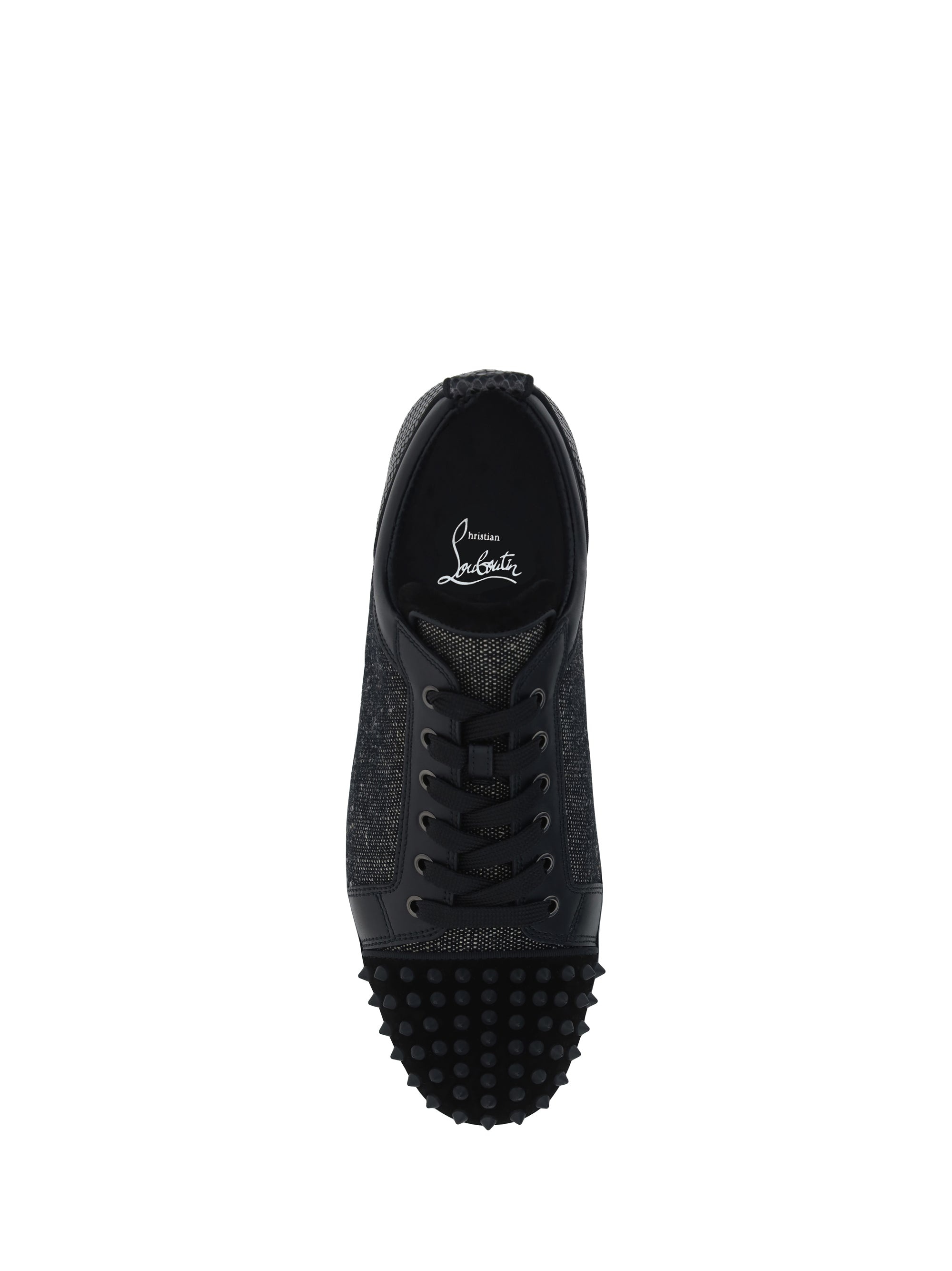 Christian Louboutin Men Louis Junior Spikes Orlato Sneakers - 4