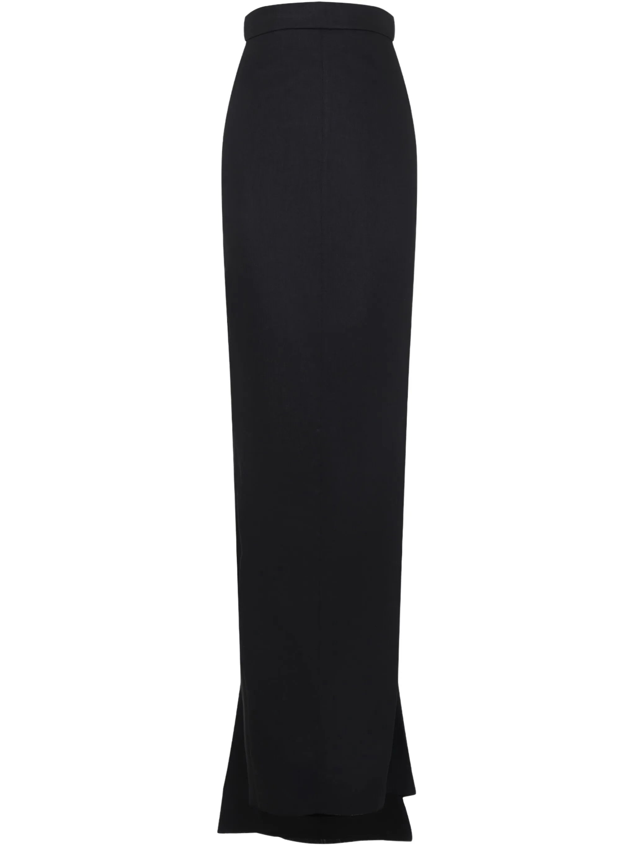 draped-detail maxi skirt - 1