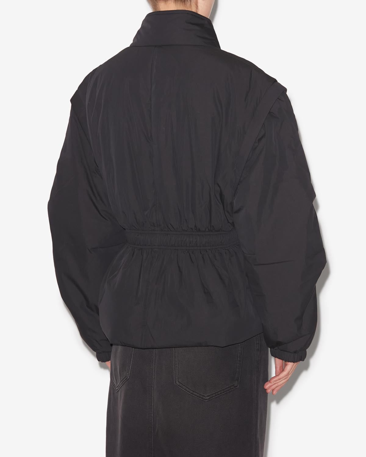 ISABEL MARANT｜JACKETS (DASTYNI (MA0007FB C1C01E 01BK)) DASTYNI COAT Woman black | ISABEL MARANT Official online store